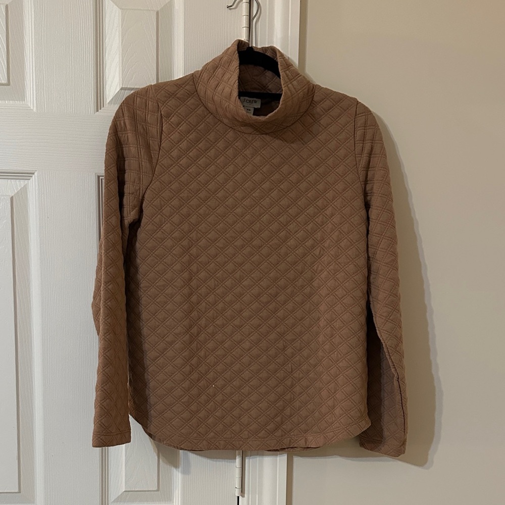 Quilted Turtleneck